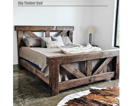 Big Timber Bed Rustic Similar To Reclaimed Wood bigtimberbed
