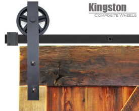 Barn Door Hardware Sliding Spoked Wheel Kit kingstonspoke