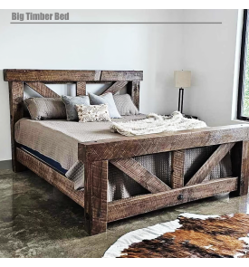 Big Timber Bed Rustic Similar To Reclaimed Wood bigtimberbed