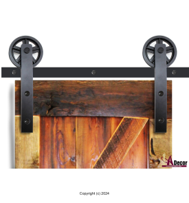 Flat Strap Barn Door Hardware Sliding Door Spoke Wheel Black Barn Door Hardware flatstrapnew2000x2000