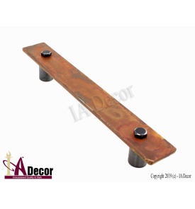 Modern Rustic Door Handle - Rusted - Rust Industrial Finish modrust1